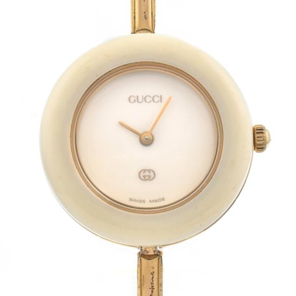 GUCCI グッチ 11/12 チェンジベゼル GP クォーツ レディース 内