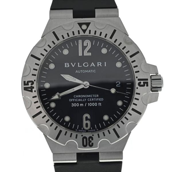 【ＯＨ済み】BVLGARI ディアゴノスクーバ SD40S BVLGARI（ブルガリ） BVLGARI SD40S ディアゴノ スクーバ デイト 自動