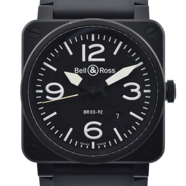 週末値下ベル＆ロス Bell＆Ross BR03-92 ダイバー　デイト 自動巻 ベル&ロス 値下 Bell＆Ross BR03-92CFB-R BR03-92 デイト 自動巻き