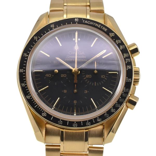 OMEGA 値下 オメガ 3195.50 スピードマスター ムーンウォッチ K18YG 手  