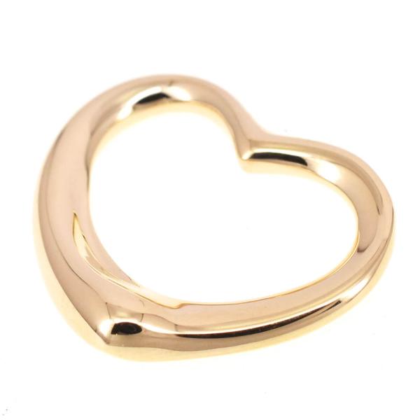 ティファニー　K18 オープンハート　ペンダントトップ ティファニー オープンハート ネックレス 18金 K18イエロー