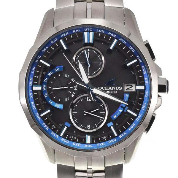 CASIO 値下 カシオ OCW-S3000-1AJF オシアナス マンタ チタン ソーラー