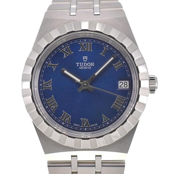 中古 チューダー / チュードル TUDOR 28400 ブルー ユニセックス 腕時計 チューダー / チュードル ロイヤル 28400 ブルー ユニセックス 時計
