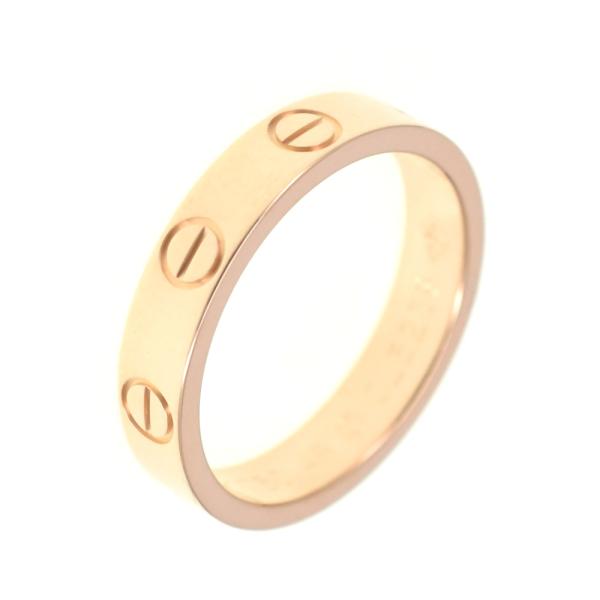 【CARTIER】K18PG LOVE リング スモールモデル Cartier カルティエ 指輪 K18PG ダイヤ56P ラブリング スモール