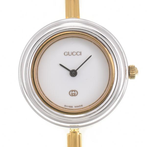 GUCCI（グッチ） GUCCI 1100-L チェンジベゼル GP クォーツ レディース