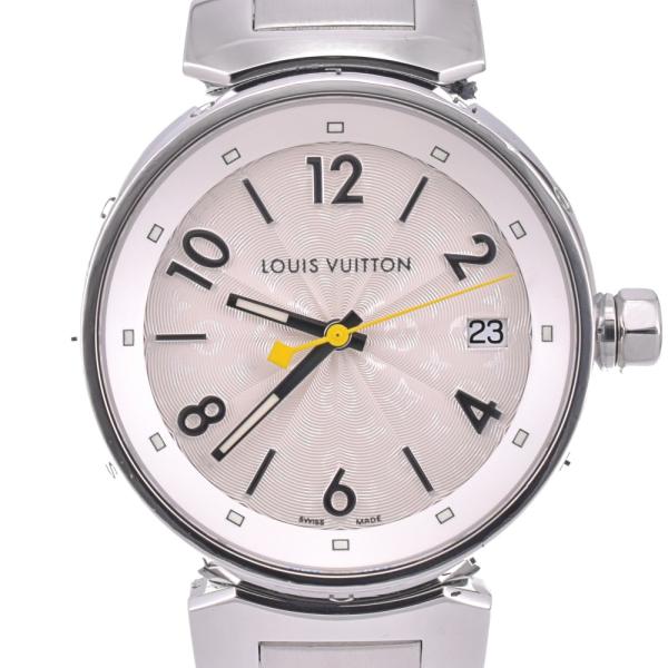 ルイ・ヴィトン LOUIS VUITTON Q1313 タンブール ホログラム デイト クォーツ レディース 箱・保証書付き_944120 LOUIS VUITTON（ルイ・ヴィトン） 値下 LOUIS VUITTON Q1313