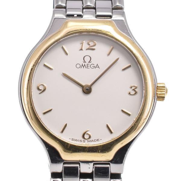 ✨OMEGA✨オメガ✨デビル✨シルバー文字盤✨レディース✨腕時計✨ OMEGA（オメガ） デビル シンボル SS/K18YG シルバー クォーツ