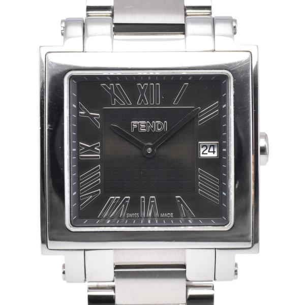 FENDI 腕時計 60500G ブラック FENDI（フェンディ） FENDI 60500G クアドロ ブラック クォーツ メンズ