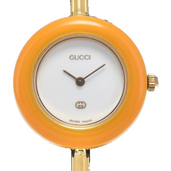 GUCCI（グッチ） GUCCI 46338 チェンジベゼル ホワイト クォーツ