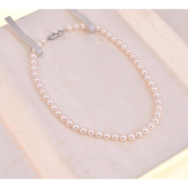 美品【MIKIMOTO】ミキモト パール ネックレス 7.3mm/36cm