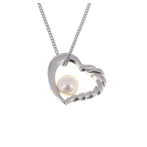 タサキ真珠ネックレス ☆良品【TASAKI】タサキ パール ネックレス 6.8mm/41cm/SV レディース