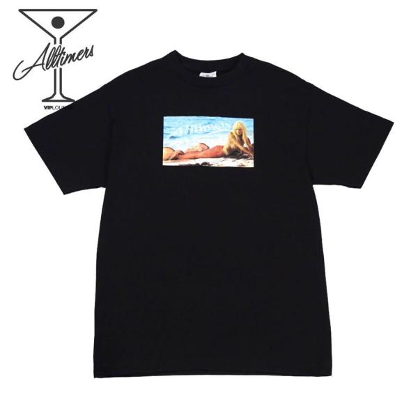 ALLTIMERS Splash TシャツM Lサイズ　人魚 オールタイマーズ ユニセックス ビーチ 夏 サーフィン 海 半袖 送料無料 黒 ブラック