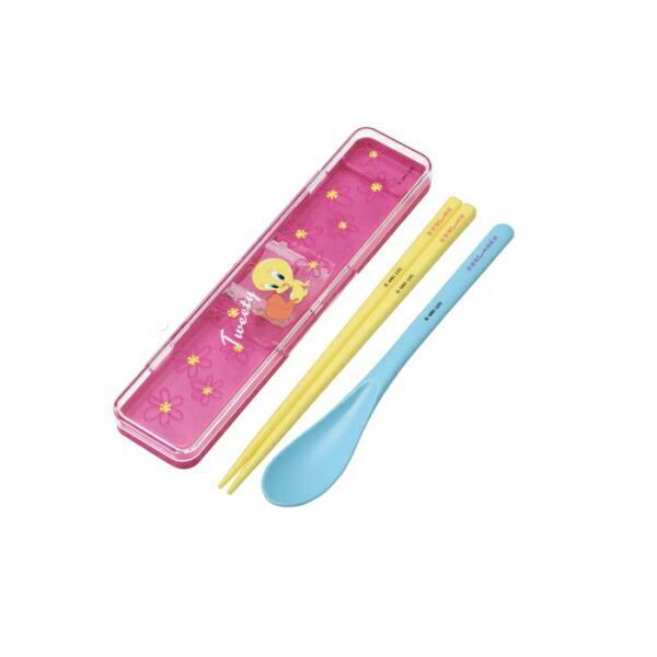 スケーター お箸 スプーン セット 食洗器対応 抗菌 カトラリー お弁当 skater カトラリーセット CCS3SAAG TWEETY トゥイーティー トゥイーティ 女子 女性