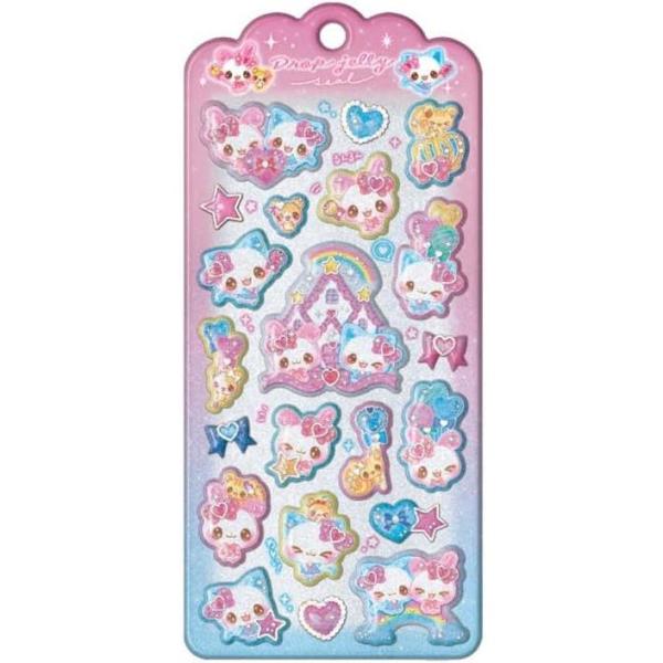 クラックス ドロップジェリーシール まじかるみゅーちゃん Y2K 平成レトロ ぷくぷく 立体 シール交換