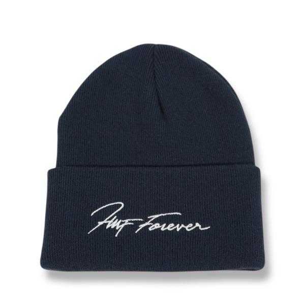 HUF ハフ FOREVER BEANIE ニットキャップ フォーエバー ネイビー ニット帽 メンズ レディース ビーニー ストリート ニットキャップ 帽子 冬 男女兼用 スケボー