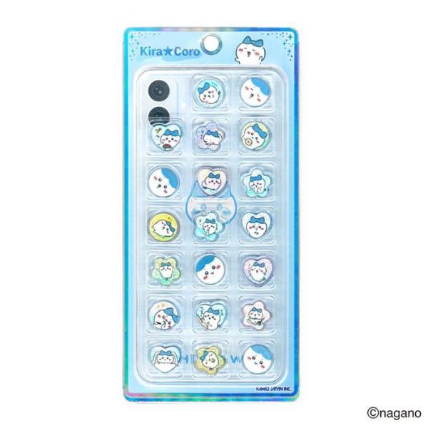 ハチワレ KIRACORO おはじきシール 全5種類 シール ステッカー カミオジャパン シール交換　ちいかわ