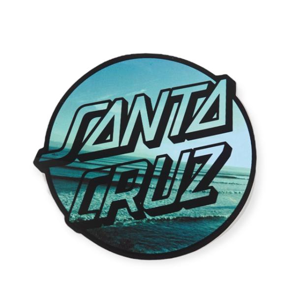 SANTA CRUZ サンタクルーズ ステッカー 波 ビッグウエーブ ロゴ