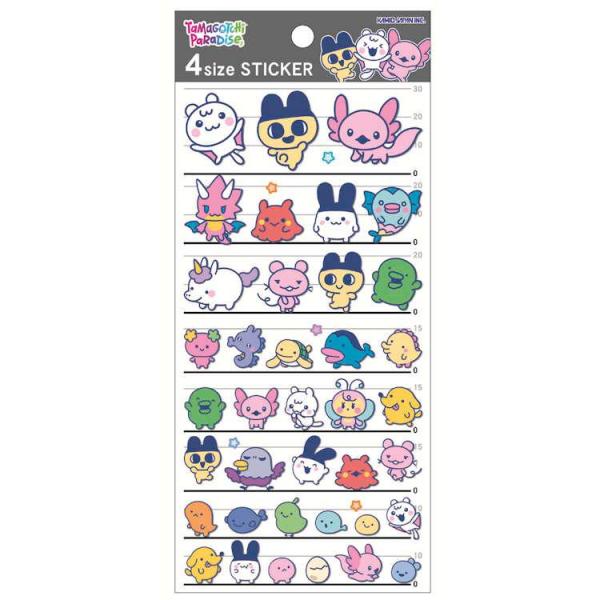 たまごっち パラダイスA 4サイズ STICKER シール カミオジャパン