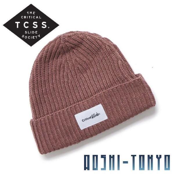 TCSS INSTITUTE ビーニー　ニットキャップ　ダークプラム ニット帽 ユニセックス 送料無料 ロンハーマン
