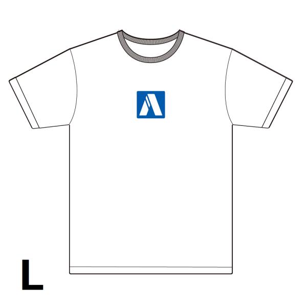 青島文化教材社 [アオシマ通販限定]アオシマTシャツ(Aロゴ) ホワイト L
