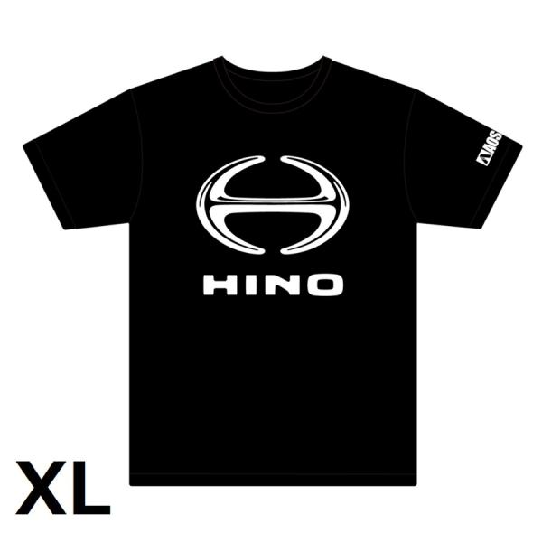[アオシマ通販限定] 日野自動車×アオシマTシャツ ブラック XL