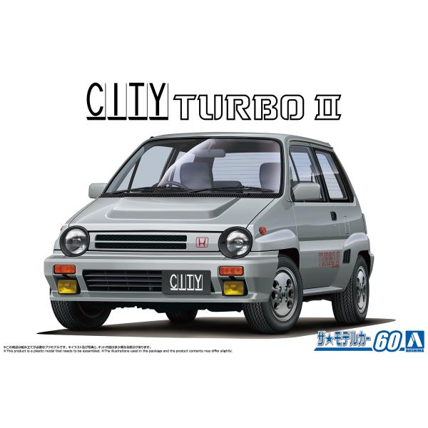 青島文化教材社 1/24 ザ・モデルカーシリーズ No.60 ホンダ AA シティターボ2 1985 プラモデル n5ksbvb aoshima-bk_20135