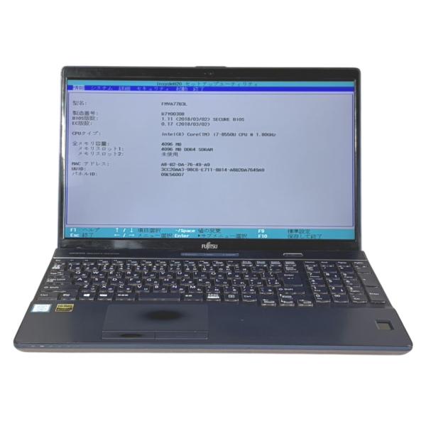 ジャンク◆富士通ノートパソコン FMV LIFEBOOK AH77/B3 LIFEBOOK AH ジャンク ノートパソコン 富士通 AH77/B3 第8世代 Core i7