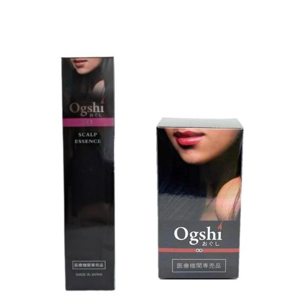 OGSHI　オグシ　　スカルプエッセンス 養毛料 100mL　と　毛髪サプリメント 90カプセル　セット