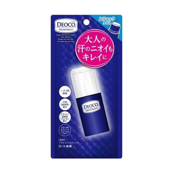 デオコ 薬用デオドラント スティック 制汗剤 ロート製薬 13g「デオコ 薬用デオドラントロールオン」は、年齢とともにニオイ変化の気になるオトナ女性の汗臭もキレイにするロールオンタイプの制汗剤。手を汚さずに直接ワキに塗れます。サラッと軽い使...