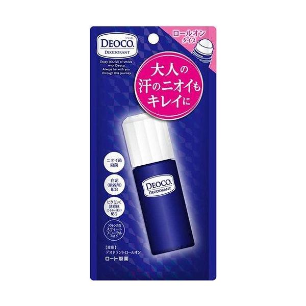 デオコ 薬用デオドラント ロールオン 制汗剤 ロート製薬 30ml「デオコ 薬用デオドラントロールオン」は、年齢とともにニオイ変化の気になるオトナ女性の汗臭もキレイにするロールオンタイプの制汗剤。手を汚さずに直接ワキに塗れます。サラッと軽い...