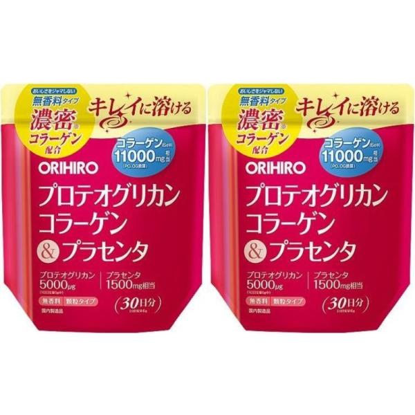 オリヒロ プロテオグリカン コラーゲン &amp; プラセンタ サプリ 180g商品紹介●プロテオグリカン5000μgをしっかりと配合(一日目安量中)●コラーゲンペプチドを配合低分子化されたコラーゲンペプチドを5500mg配合しています(1...