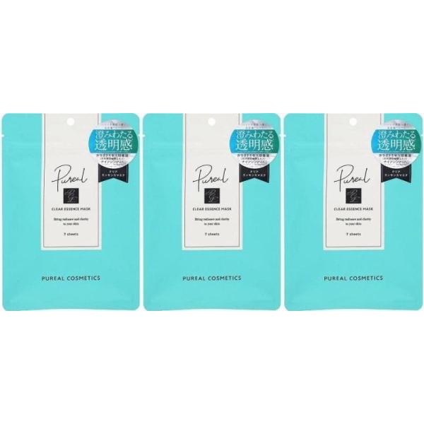 ピュレア クリアエッセンスマスク シートマスク フェイスパック マルマンH＆B 7枚透き通るような輝きハリツヤ素肌へ導くシートマスクです。ガラクトミセス培養液(天然酵母発酵エキス)とナイアシンアミドの美容成分が肌のキメや水分バランスを整え、...