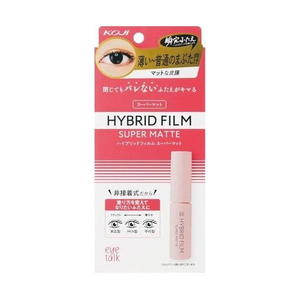 コージー アイトーク ハイブリッドフイルム スーパーマット ふたえまぶた化粧品 アイメイクをする場合は、本品を使う前にアイシャドウを塗ってください。(1)仕上がりのラインを決める。アイシャドウを塗った後に、目を閉じて付属品のプッシャーをまぶ...