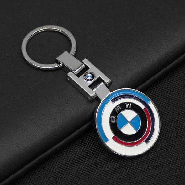 BMW Motorsport キーホルダー 50th周年記念ロゴキーチェーンリング