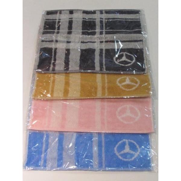Mercedes Benz Collection ハンカチ タオル チェック 4色 ベンツ
