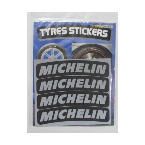 �^�C���p���S�X�e�b�J�[ MICHELIN (���˃^�C�v/4���Z�b�g)