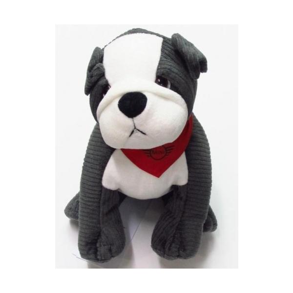 BMW mini ブルドッグ BMW MINI Bulldog Plush toy Novelty Corduroy Gray White 25cm