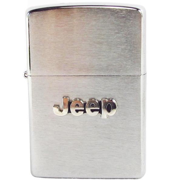 Zippoオイルライター(USA製) Jeepロゴ（シルバーベース