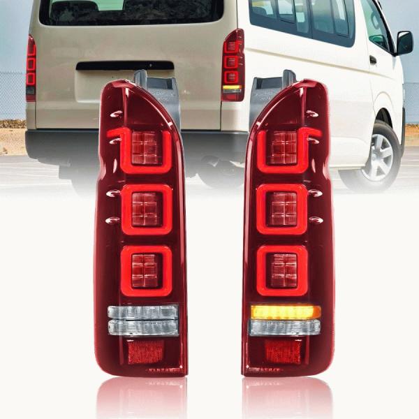 専用ページ★ハイエース 200系 流れるウインカー テールランプ レッド DOL aoyamashop_dy-hs-2005b-r