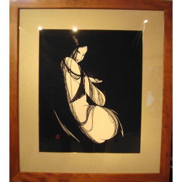 宮田雅之 「中世源氏」 刀勢画 20号