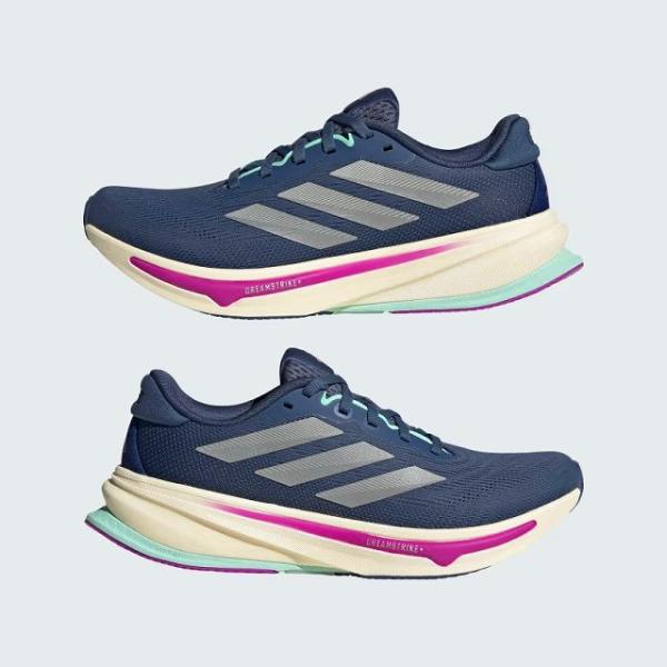 アディダス (adidas) ランニングシューズ スーパーノヴァ ライズ 2 SUPERNOVA RISE 2 レディース (25ss) ネイビー レギュラーフィット JR7688【mkd】【RUNsale】