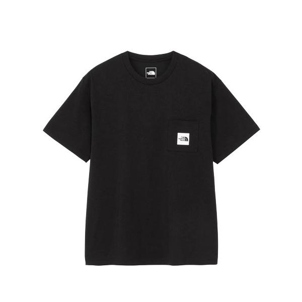 ザ・ノース・フェイス (THE NORTH FACE) アウトドアウエア 半袖Tシャツ ショートスリーブスクエアロゴポケットティー メンズ (26ss) ブラック M-XL NT82541-K