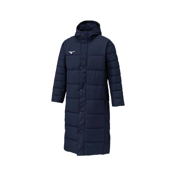 MIZUNO（ミズノ） 野球 ウエア 中綿ロングコート (25aw) ネイビー M-L