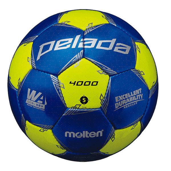 モルテン サッカーボール ペレーダ4000 メタリックブルー×蛍光イエロー 5… molten モルテン(molten) サッカーボール ペレーダ 4000