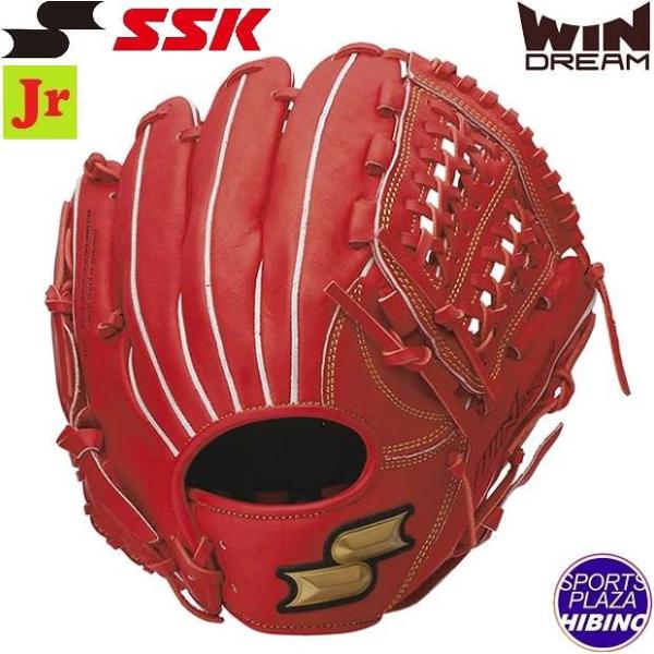 エスエスケイ(ssk) 少年軟式野球 ウインドリーム オールラウンド用 (24ss) 軟式グラブ 軟式グローブ ジュニア Bオレンジ WJG424-32