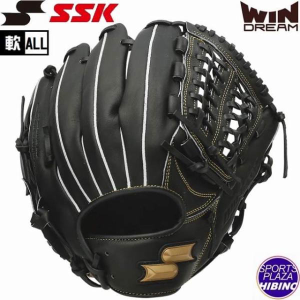 エスエスケイ(ssk) 一般軟式野球 ウインドリーム オールラウンド用 (25ss) 軟式グラブ 軟式グローブ ブラック WNG15024-90