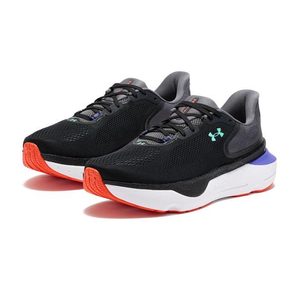 アンダーアーマー (underarmour) ランニングシューズ  UAインフィニットプロ2 メンズ (25ss) ブラック×バイオレット 25.5-28.0cm 3028168-003