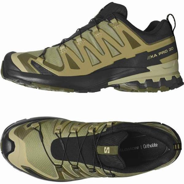 サロモン (SALOMON) トレイル ランニング シューズ XA PRO 3D V9 GORE-TEX ゴアテックス メンズ (25ss) オリーブ L47270400-Olive