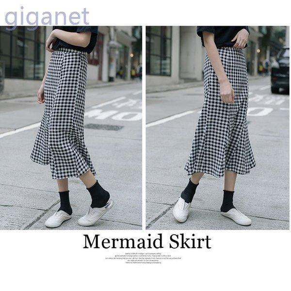 ギンガムチェックミモレ丈スカートレディース大人上品コーデコーディネイト春夏秋 Zys0611b アパーレ 通販 Yahoo ショッピング