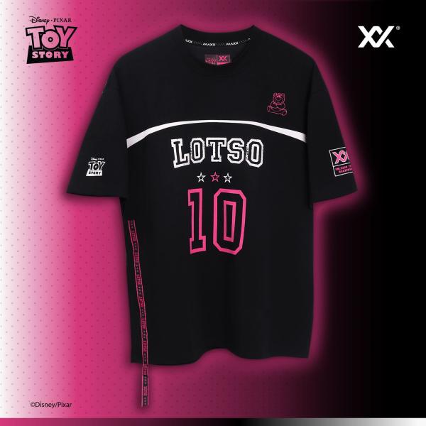 オーバーサイズTシャツ 半袖 ユニセックス MAXX トイ・ストーリー ロッツォ LOTSO Disney Pixar メンズ レディース カジュアル ストリート ブラック MDOV03